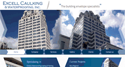Desktop Screenshot of excellcaulking.com